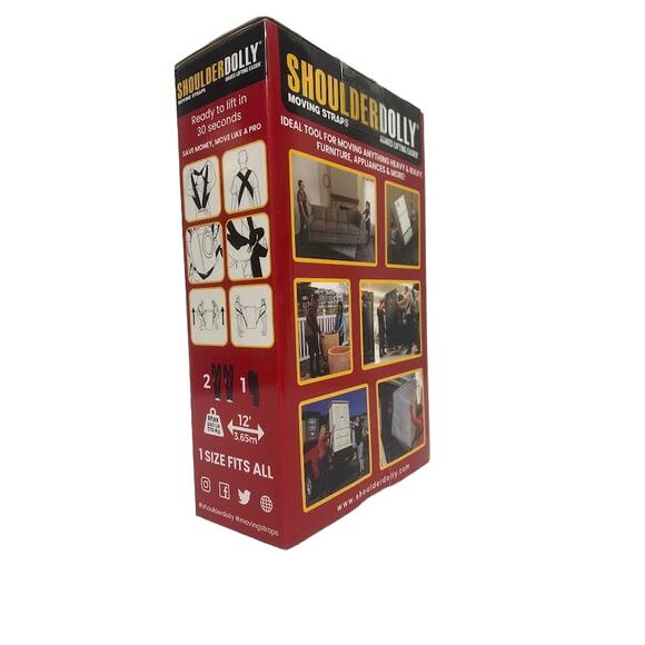 NWB! LD2000 Moving Straps 2-Person Lifting and Moving System 3 Pack - Picture 3 of 10